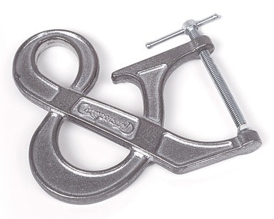 The adjustable clampersand, courtesy of Hand-Eye Supply.