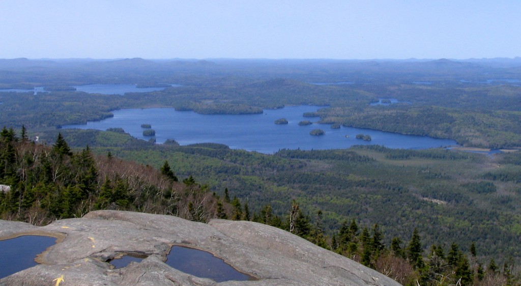 View from Ampersand Mountain, New York