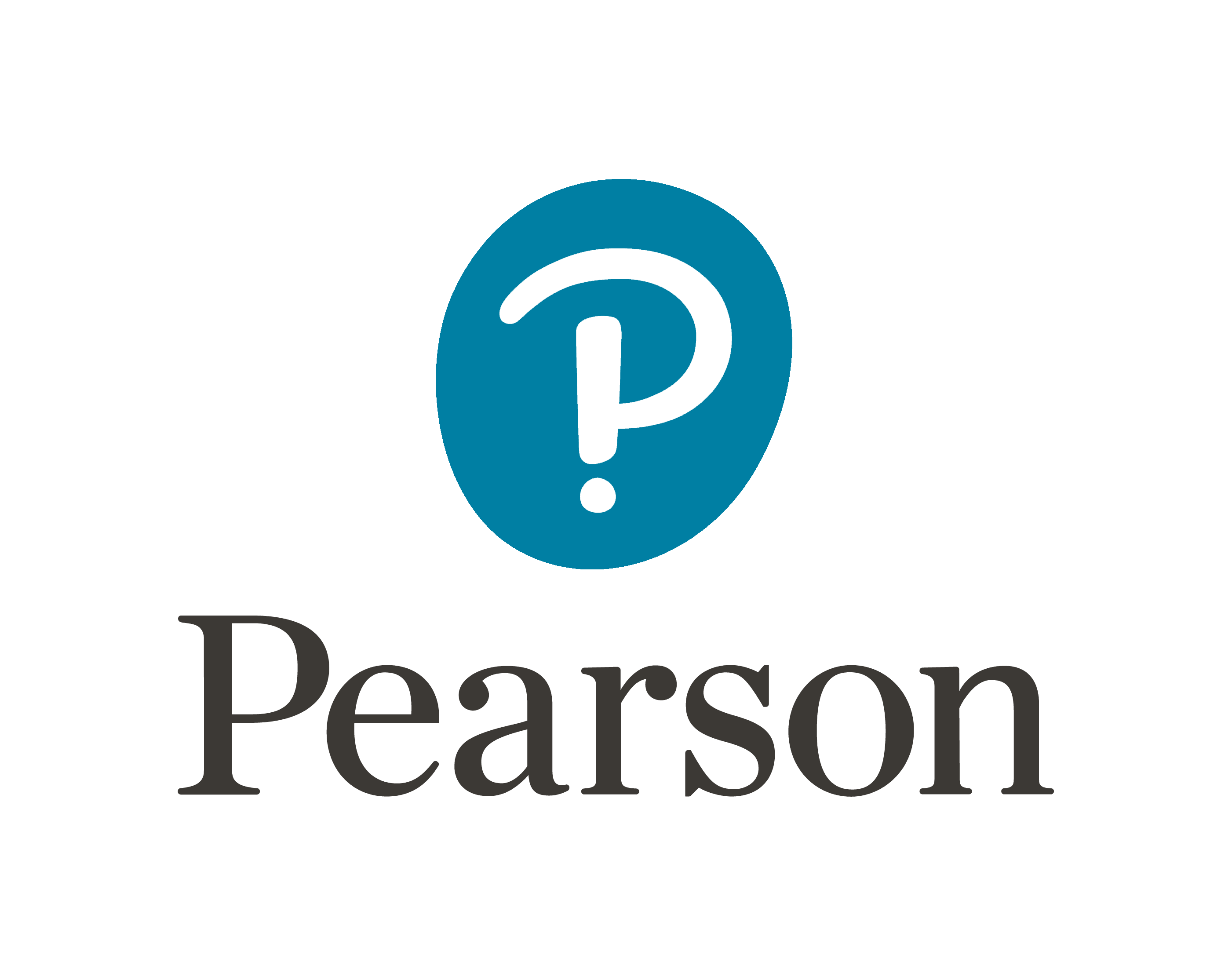 Pearson interrobang logo