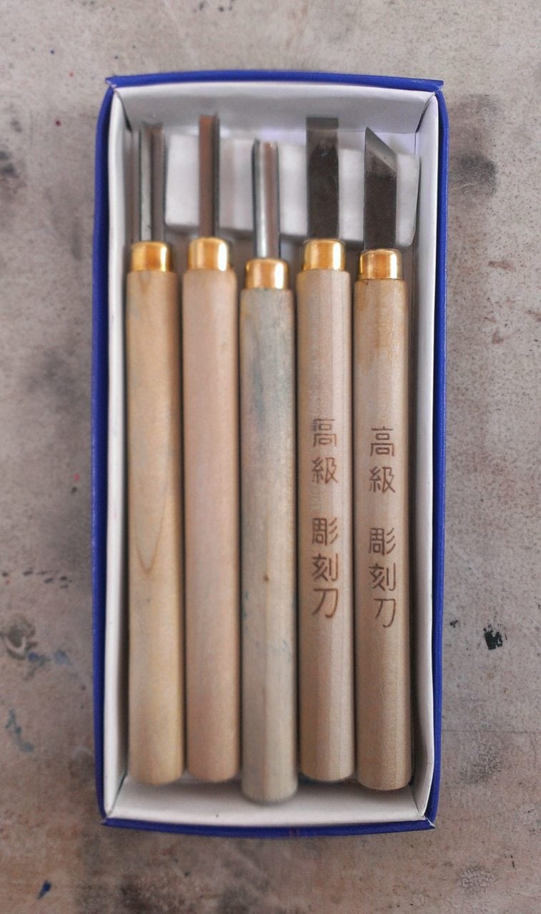 Woodblock printing tools