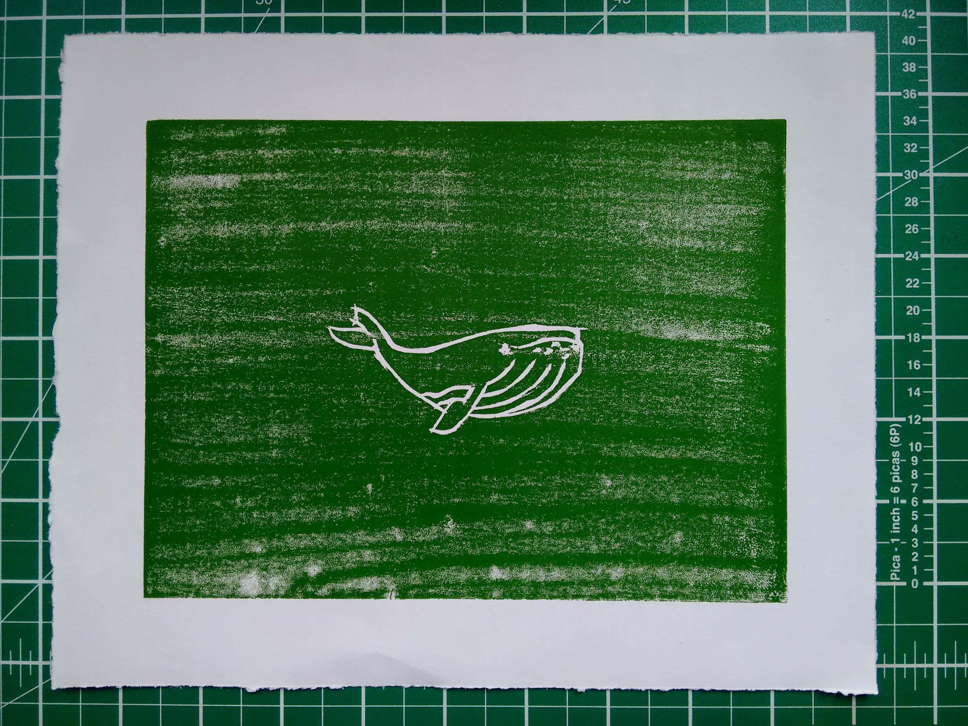 Woodcut print